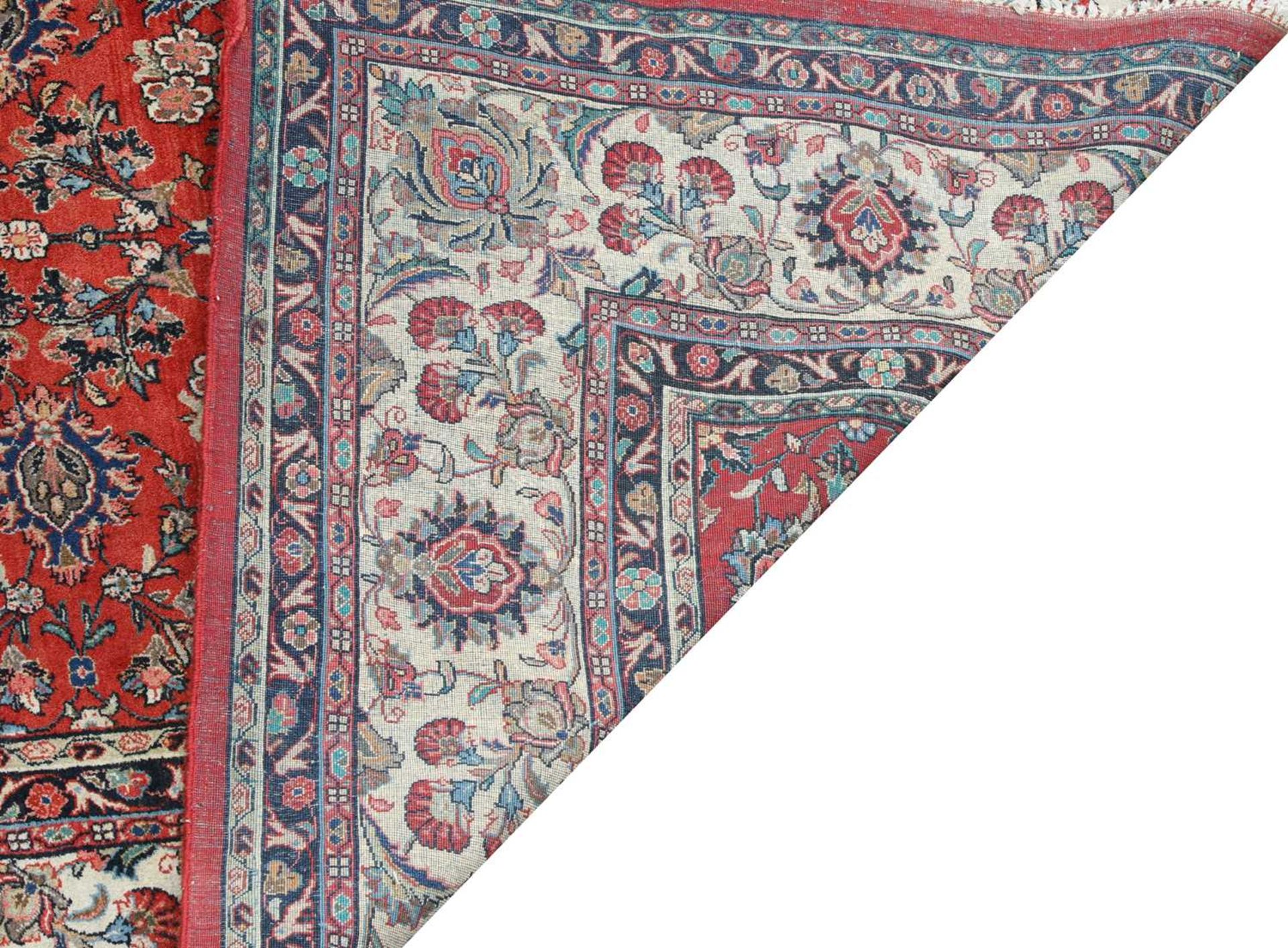A Persian Sarouk carpet, - Image 2 of 2