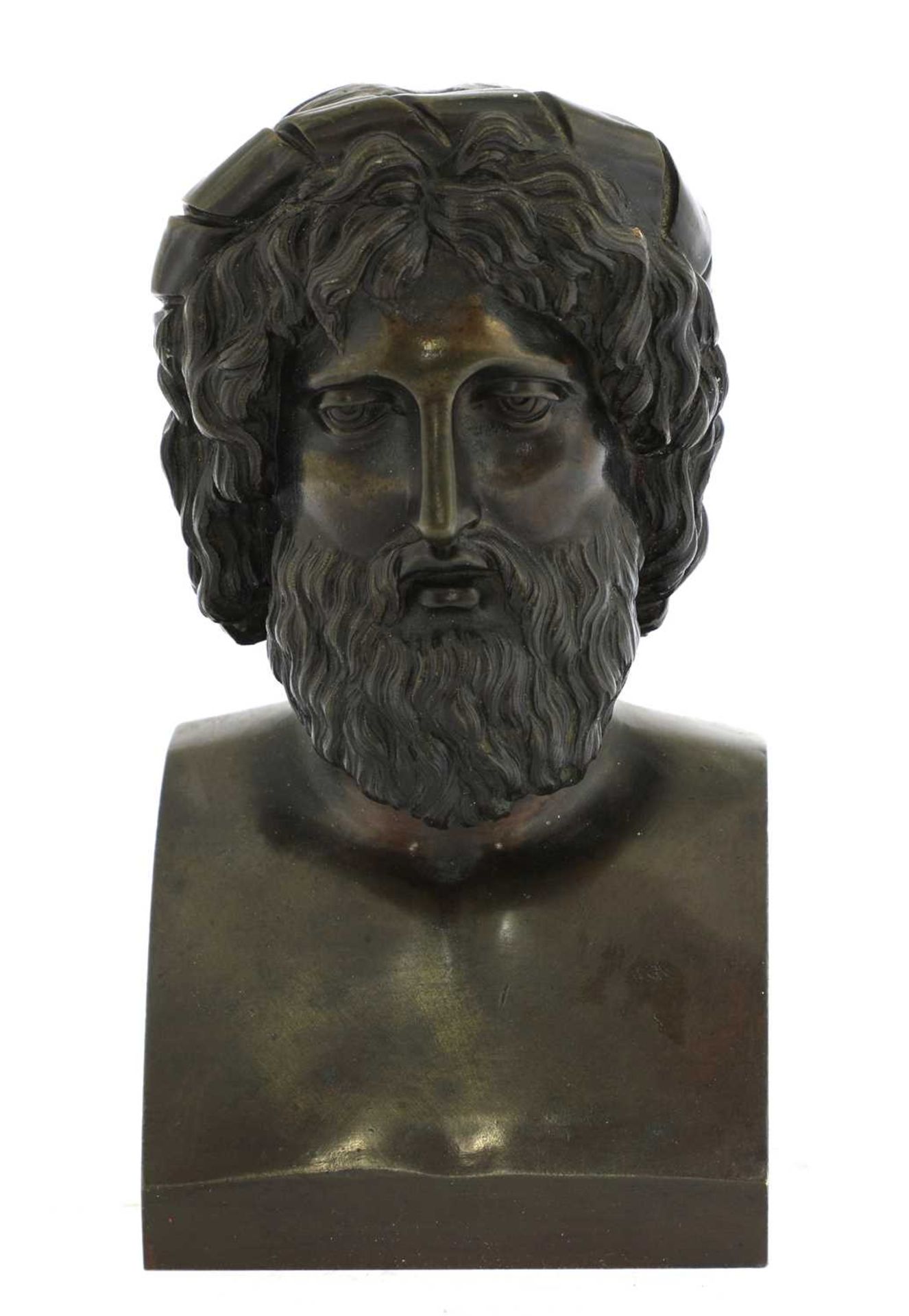 A Grand Tour bronze bust,
