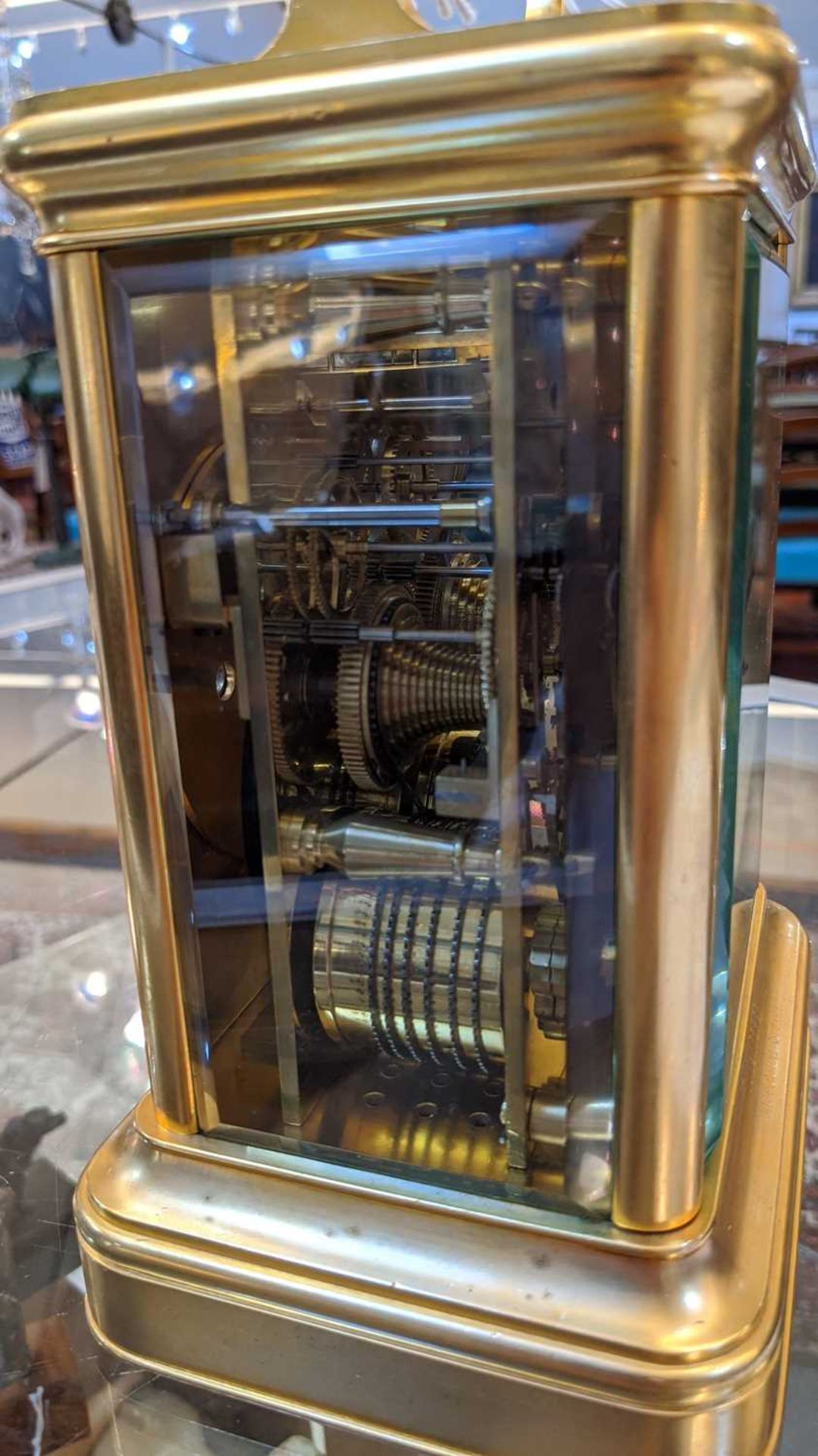 A giant English twin fusee carriage clock - Image 18 of 18