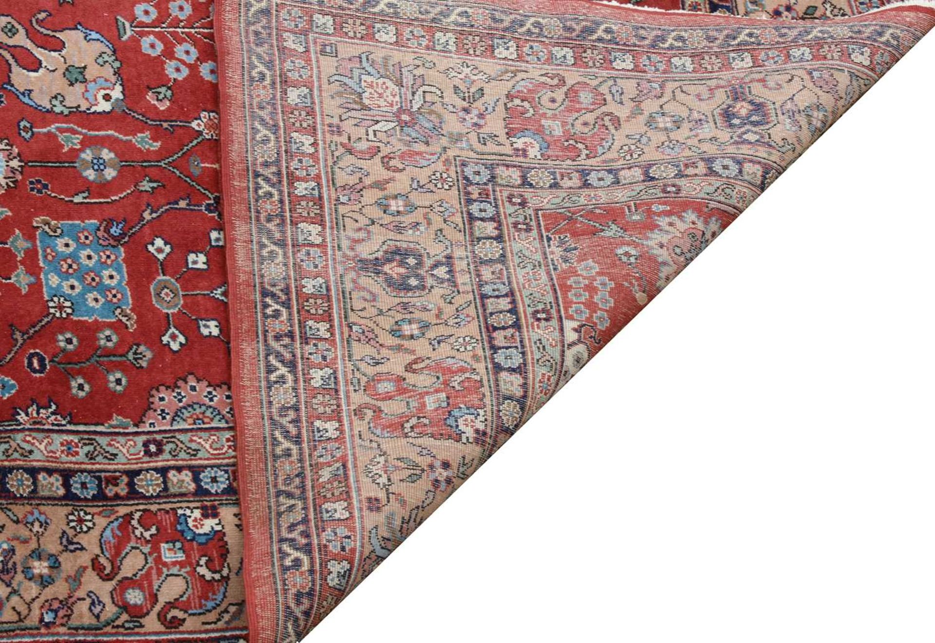 A Persian Heriz carpet, - Bild 2 aus 2