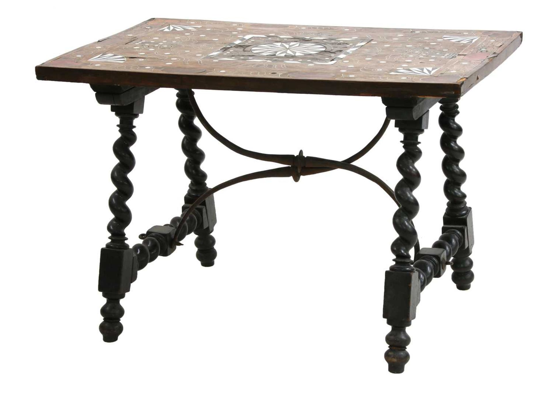 An Indo-Portuguese-style occasional table,