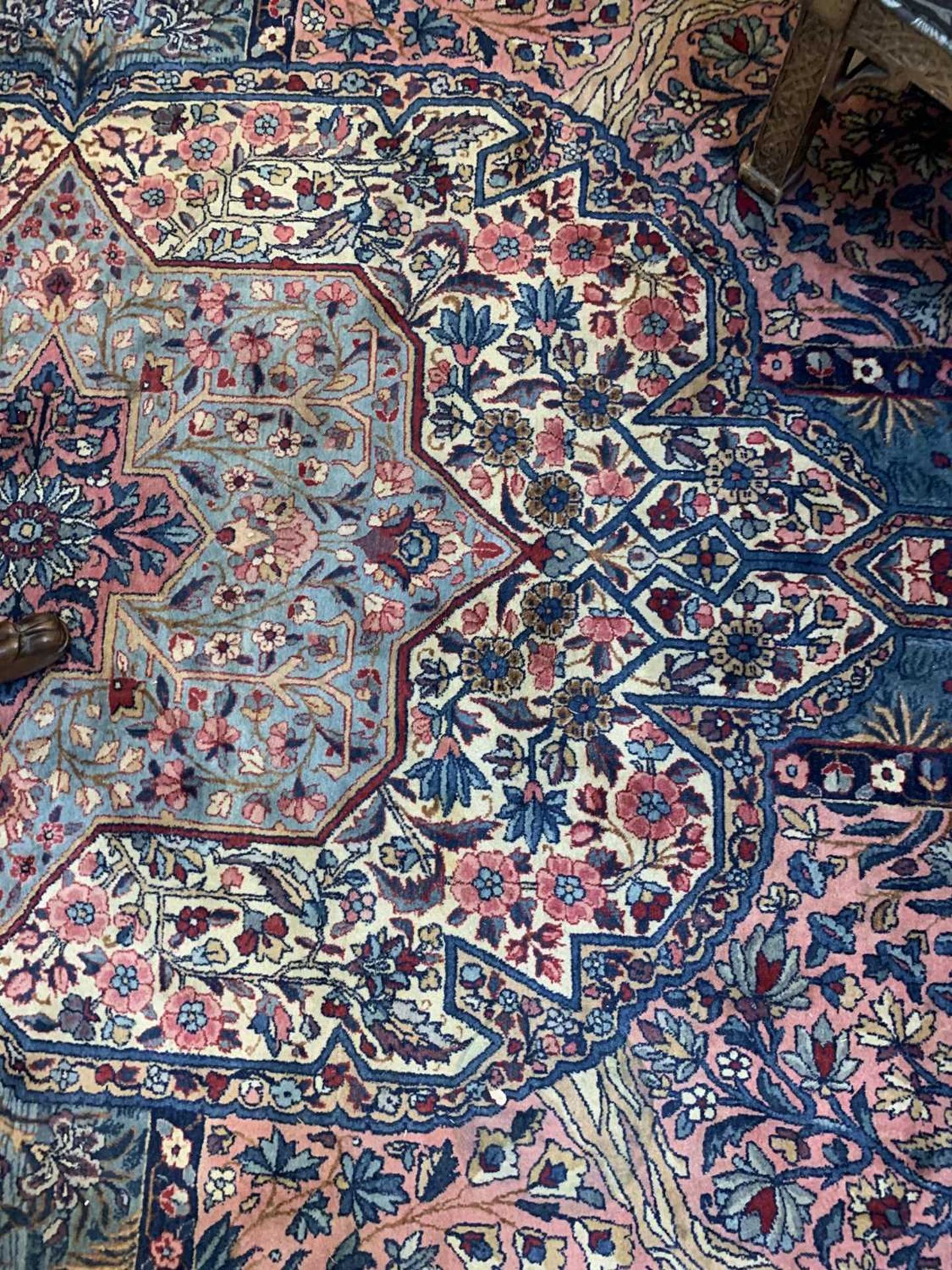 A large Persian Kirman carpet, - Image 17 of 18