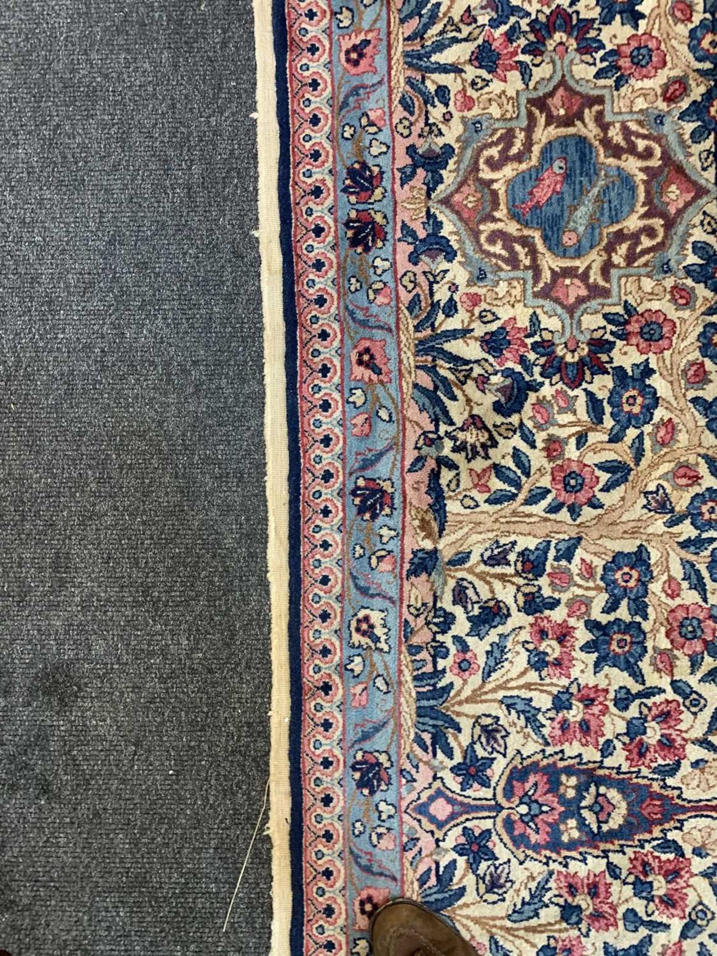 A large Persian Kirman carpet, - Image 15 of 18