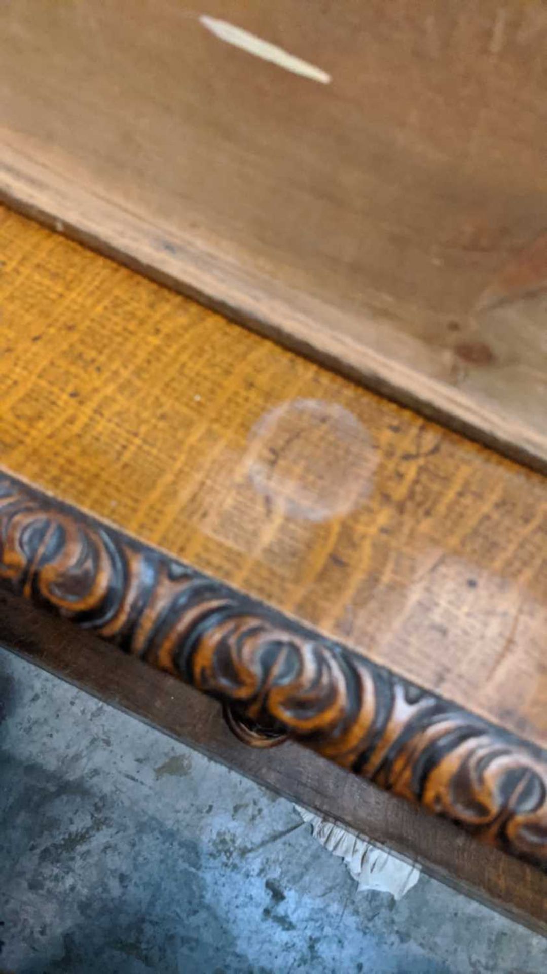 A large Victorian oak bookcase, - Bild 3 aus 15