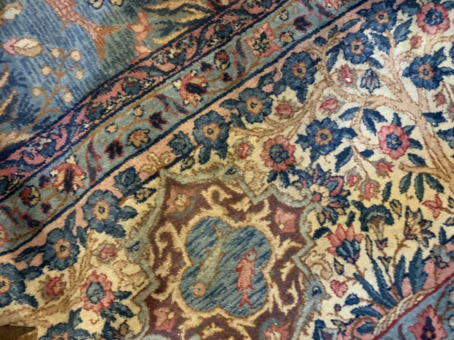 A large Persian Kirman carpet, - Image 5 of 18