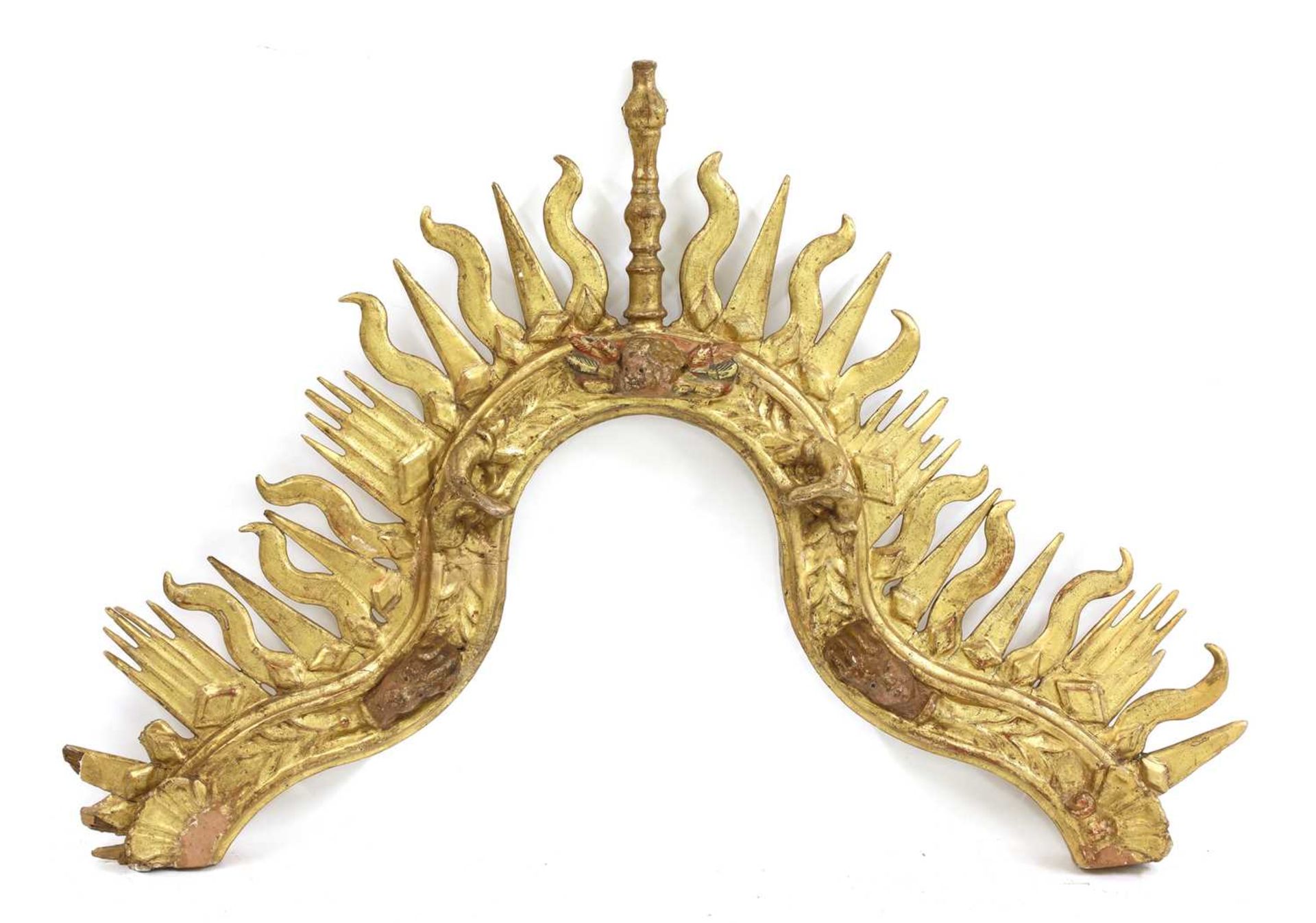 A Continental giltwood surmount, - Image 2 of 2