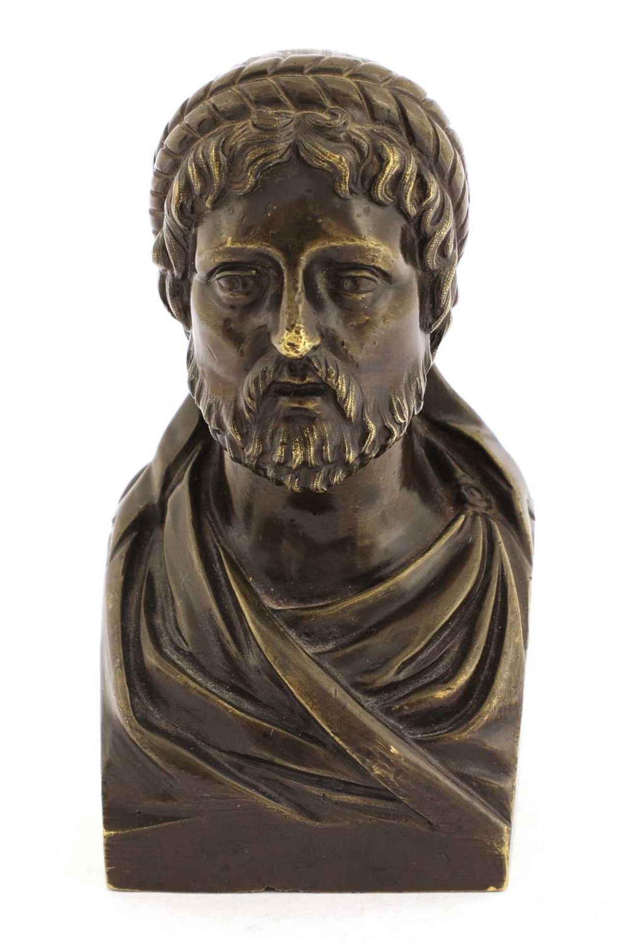 A Grand Tour bronze bust,