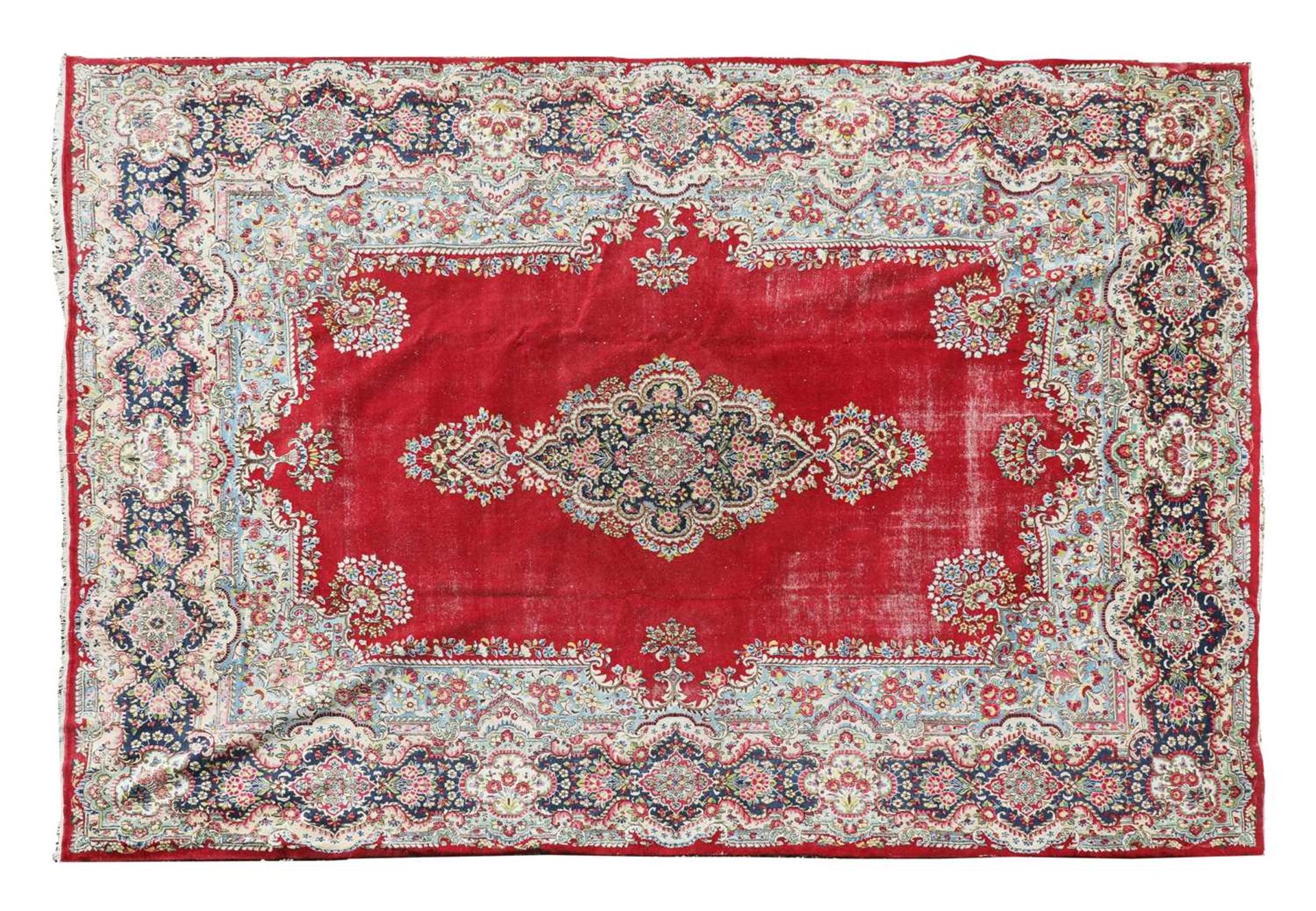 An Agra pattern carpet,