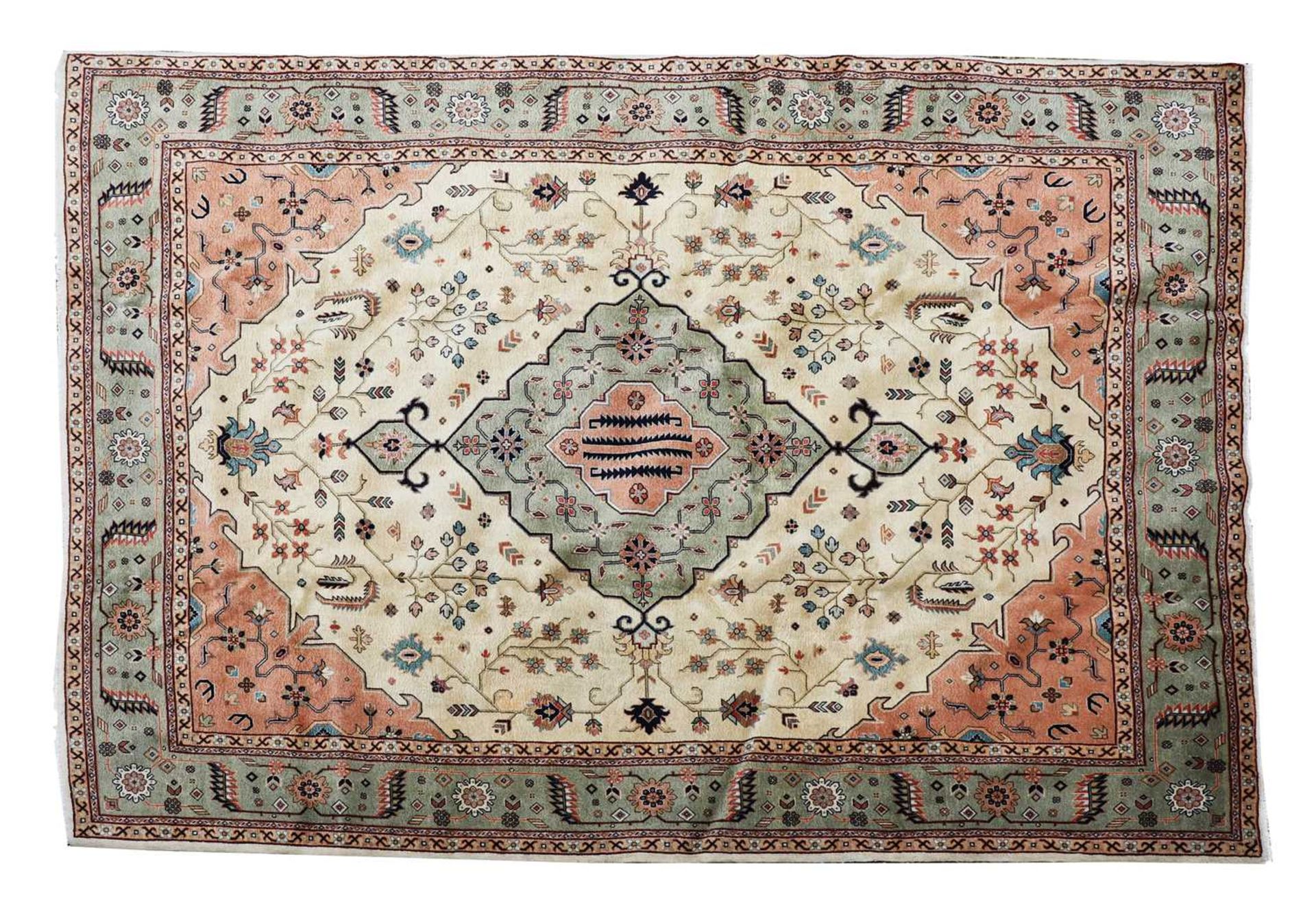 A Persian Heriz carpet,