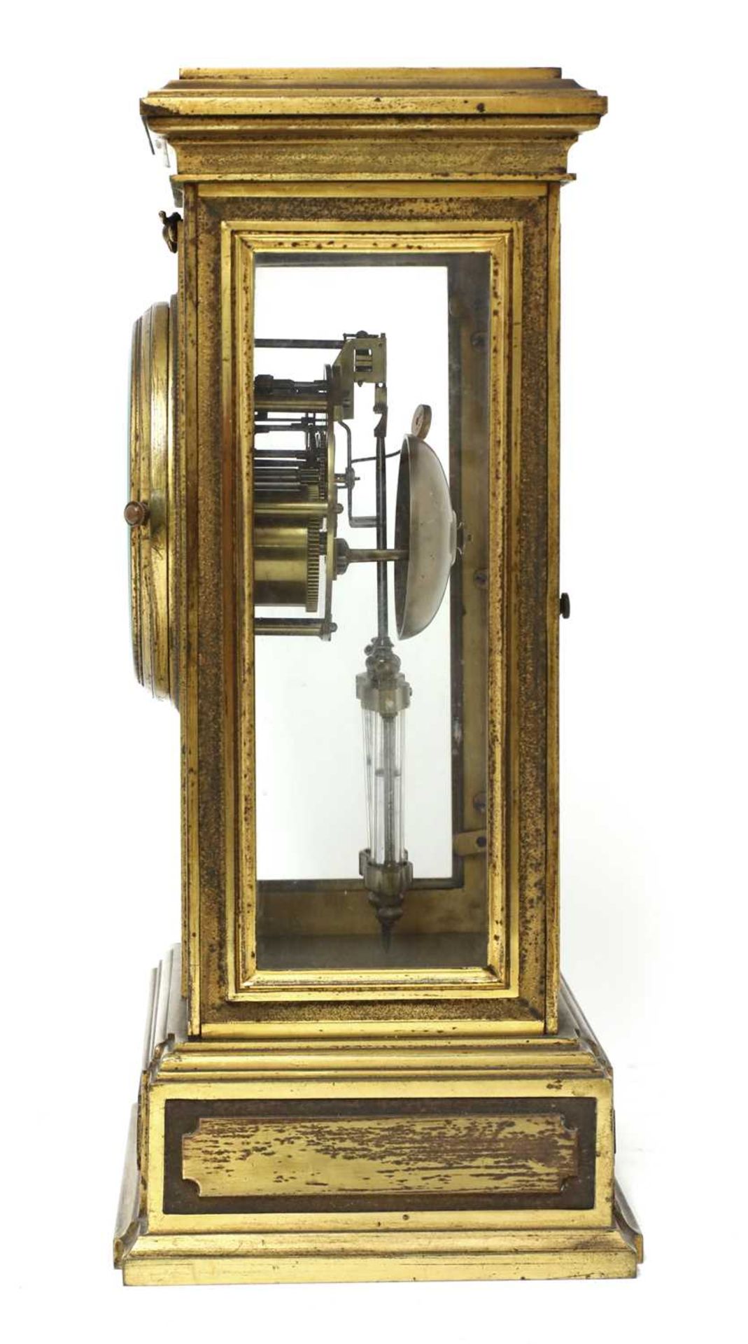 A French ormolu mantel clock, - Image 2 of 3