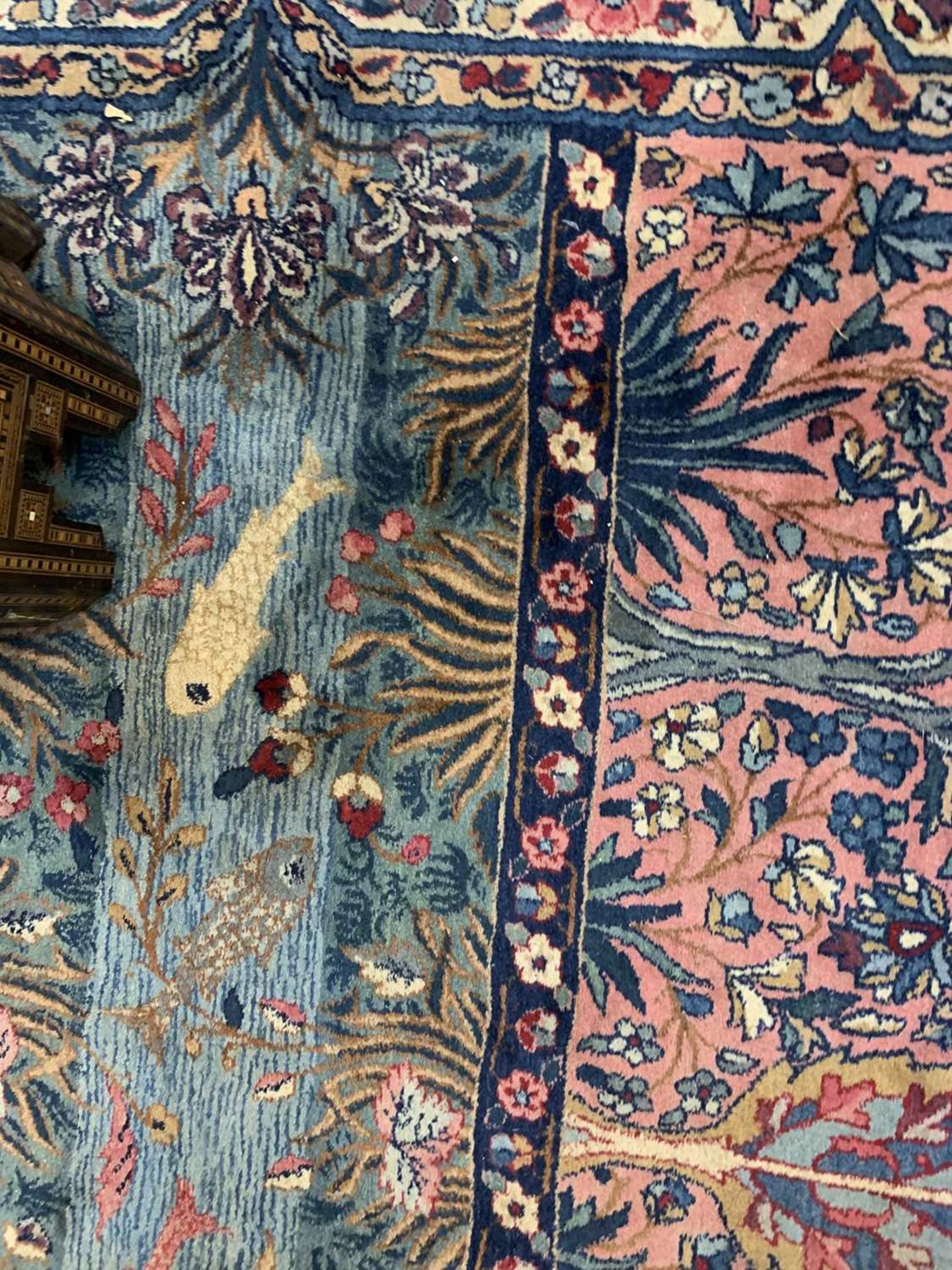 A large Persian Kirman carpet, - Image 16 of 18