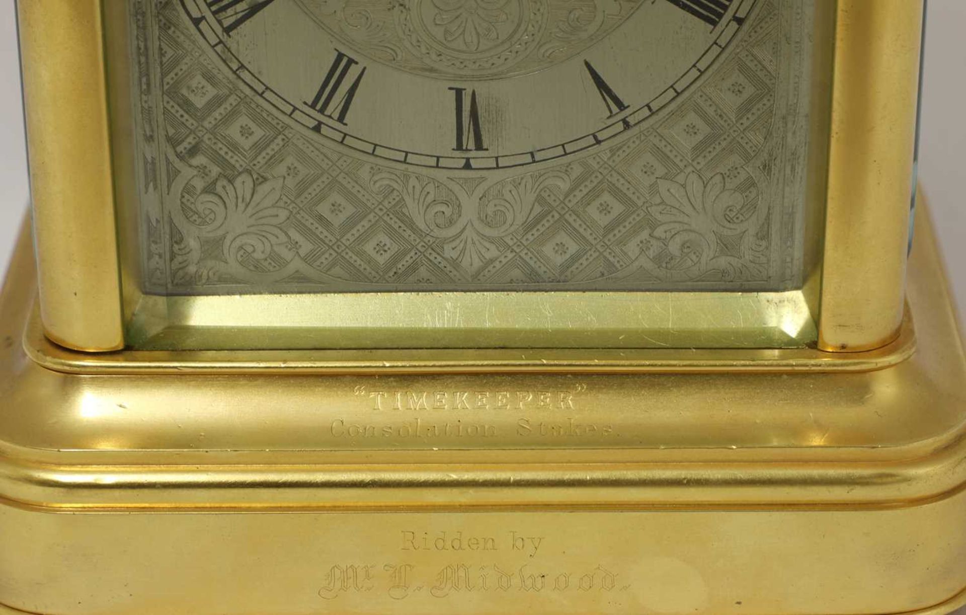 A giant English twin fusee carriage clock - Image 5 of 18