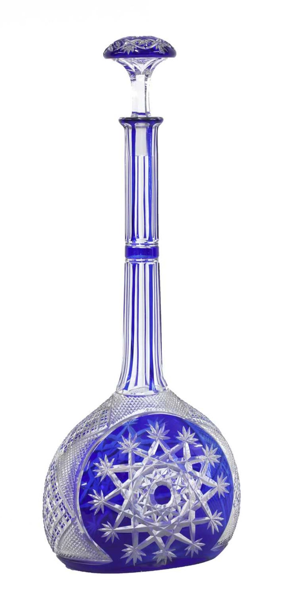 A Baccarat Tsar pattern decanter,