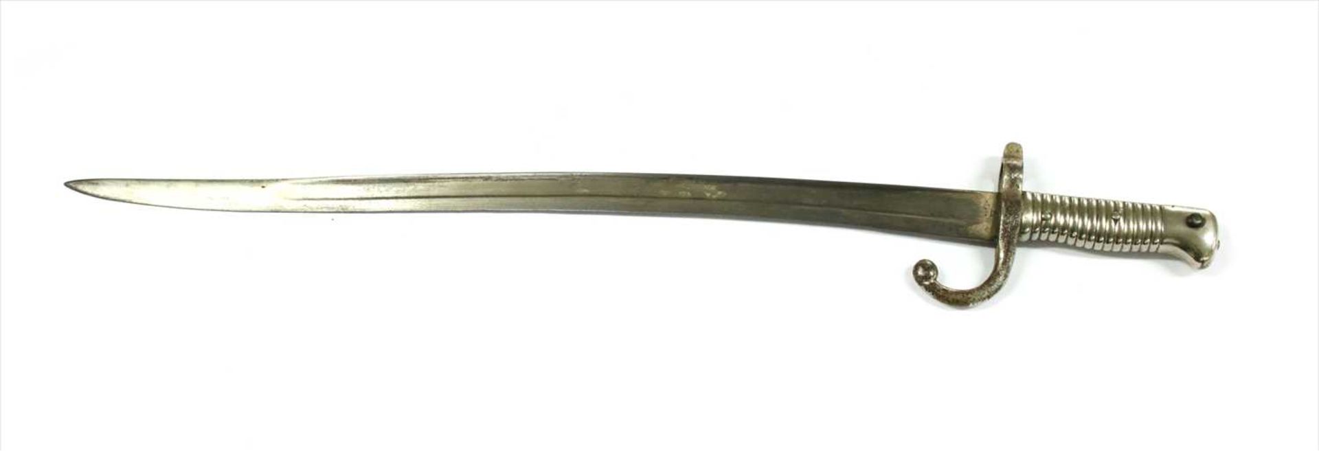 A military bayonet