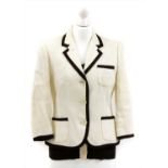 A Ralph Lauren cream linen jacket,