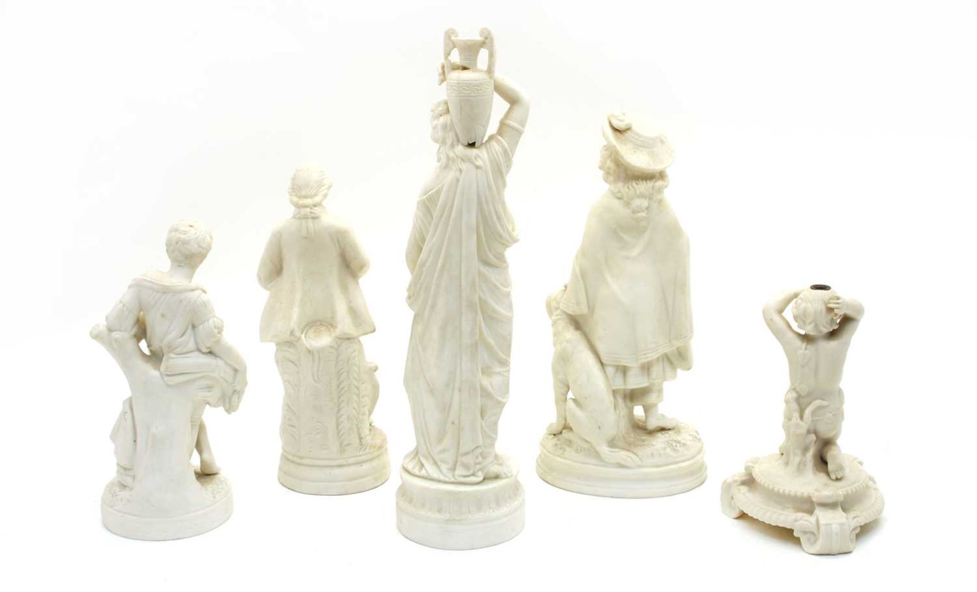 A collection of Parian figures, - Image 2 of 3