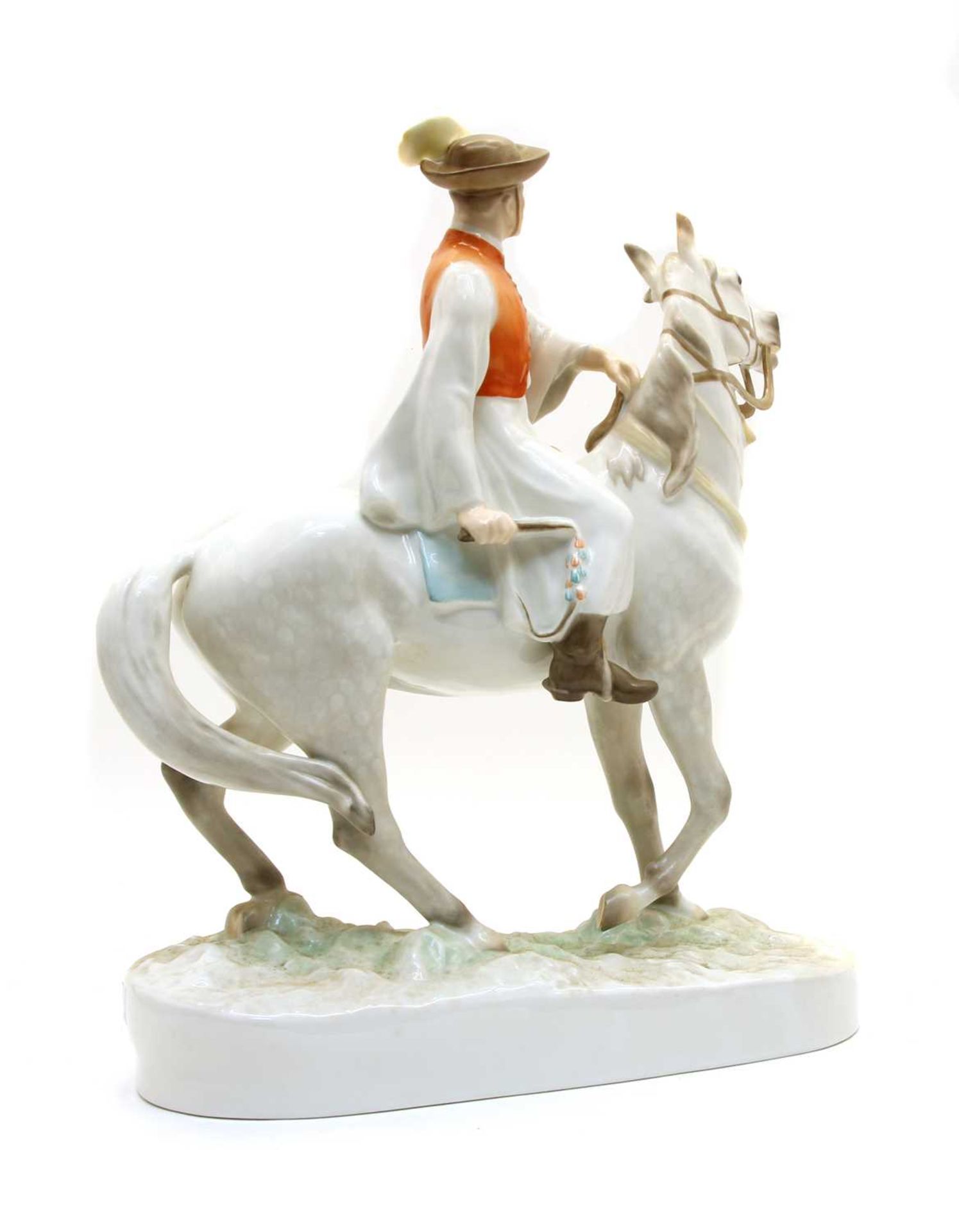 A large Hungarian Herend porcelain figure - Bild 2 aus 4
