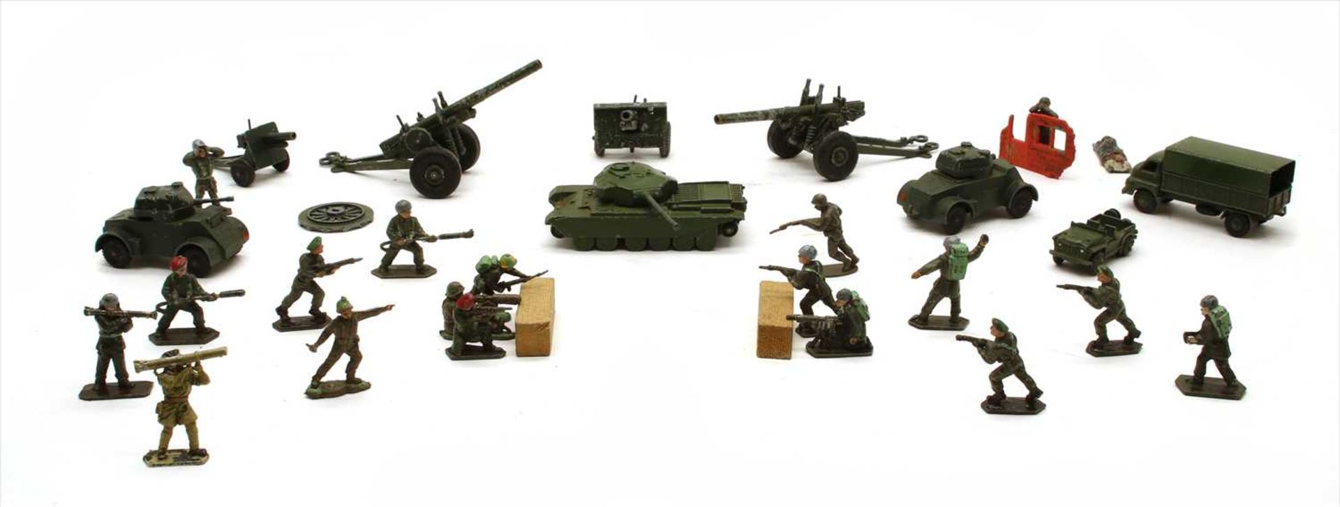 Dinky Diecast army vehicles,