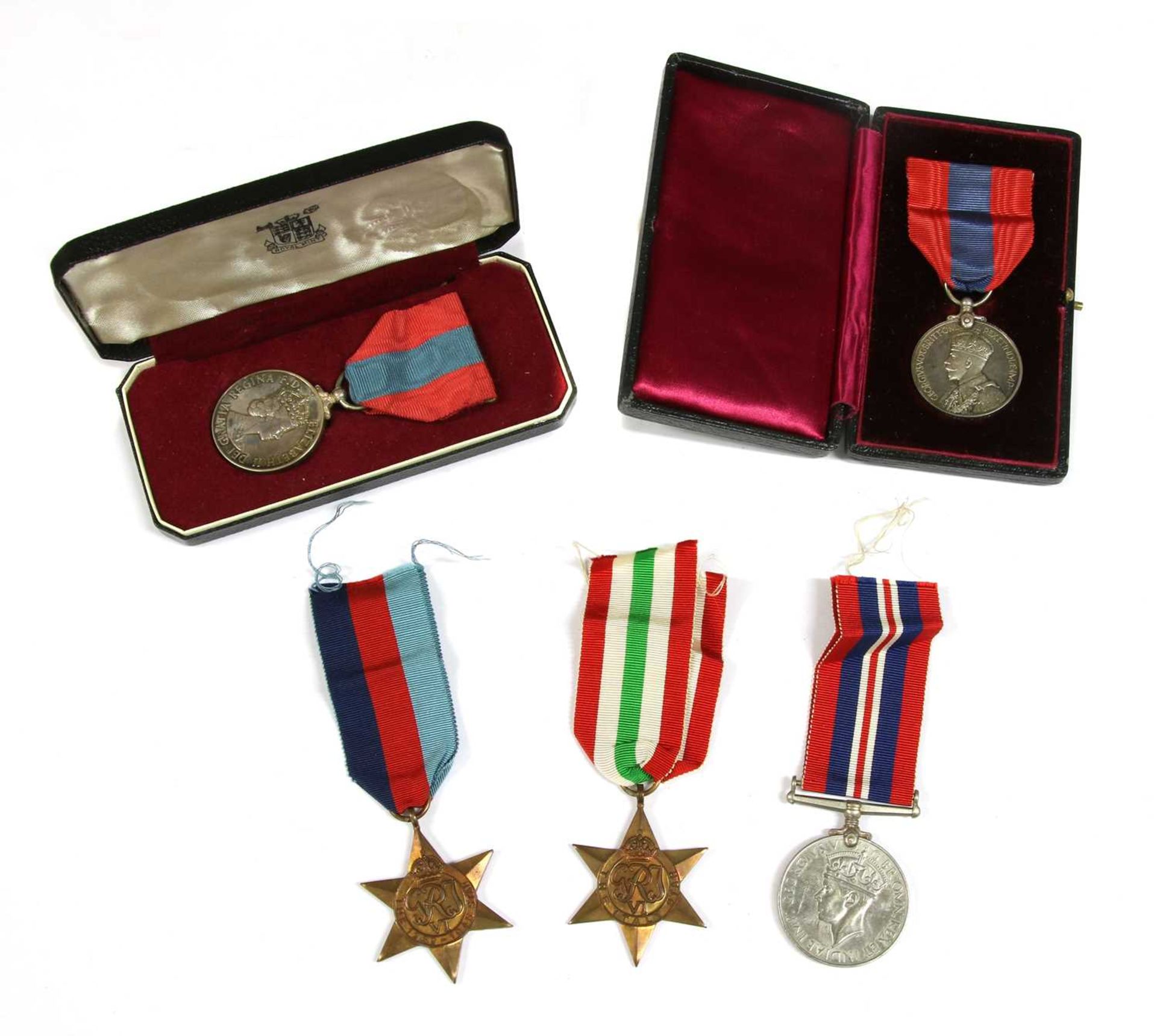 A George V Imperial Service medal