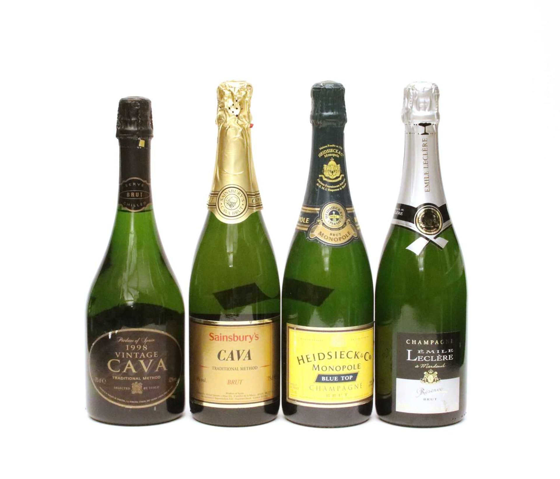 Miscellaneous non-vintage champagne including Heidsieck (five bottles) and cava, - Bild 2 aus 2