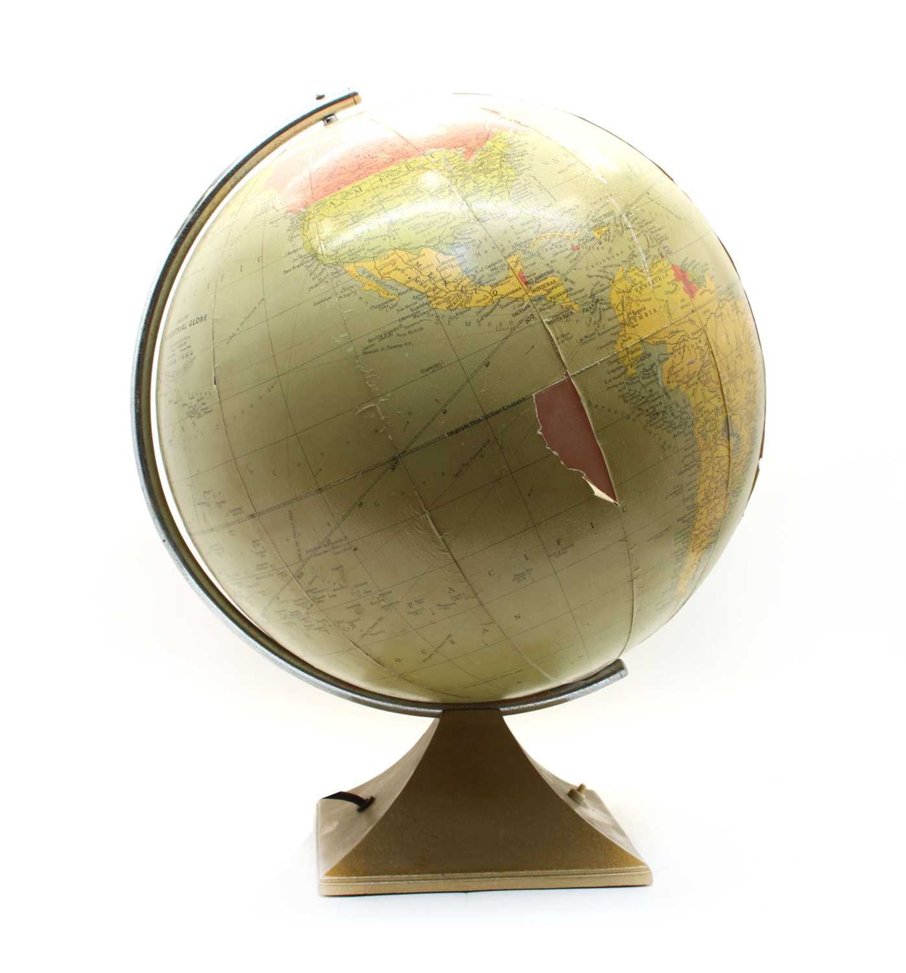 A Philips 19 inch Terrestrial globe,