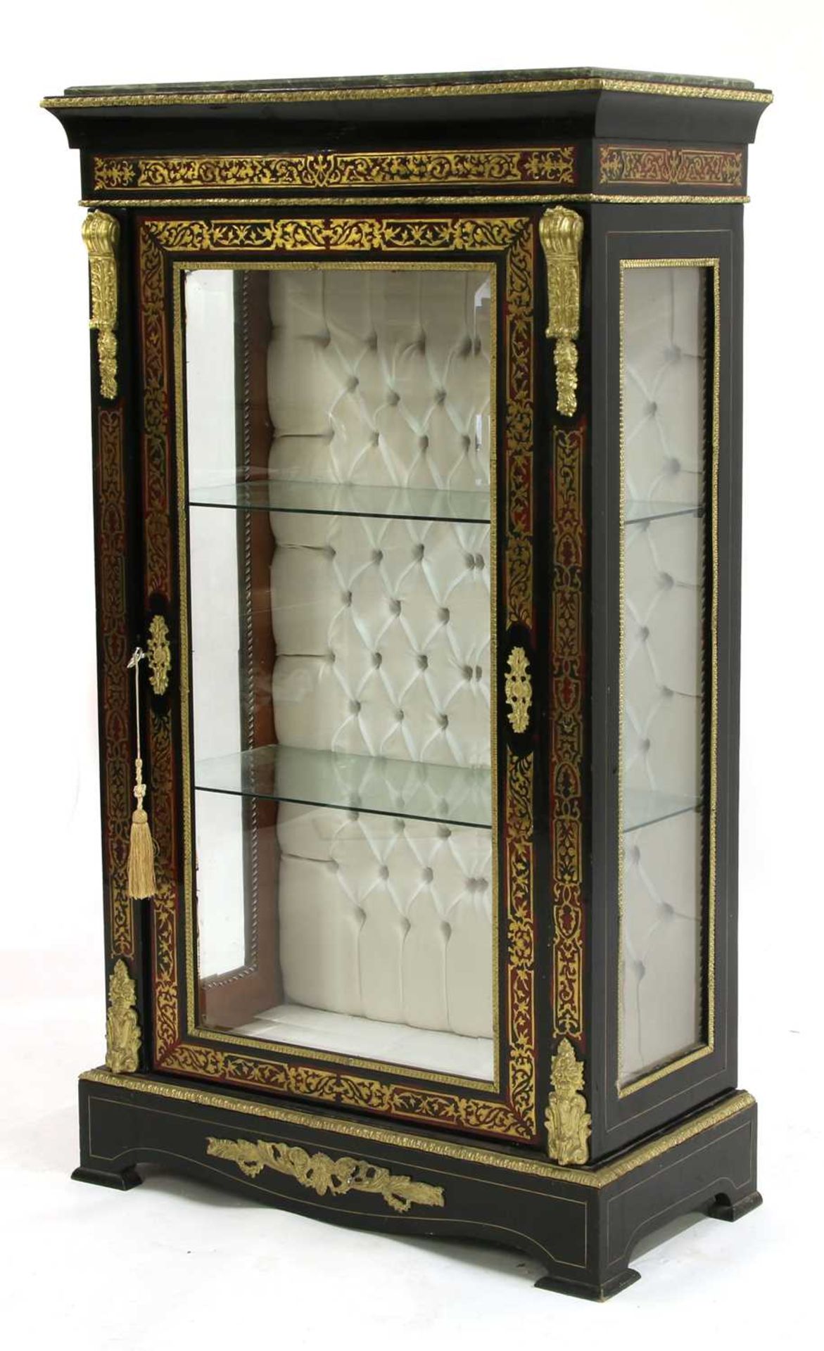 A Boulle work and gilt mounted cabinet,