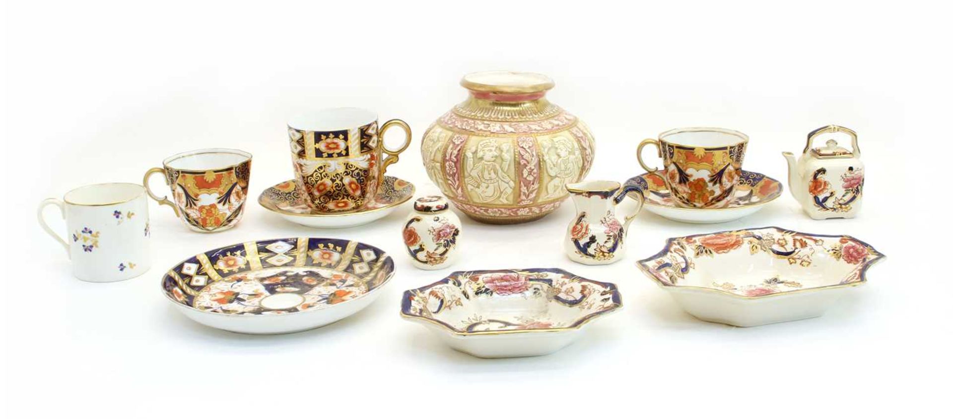 A collection of ceramics,