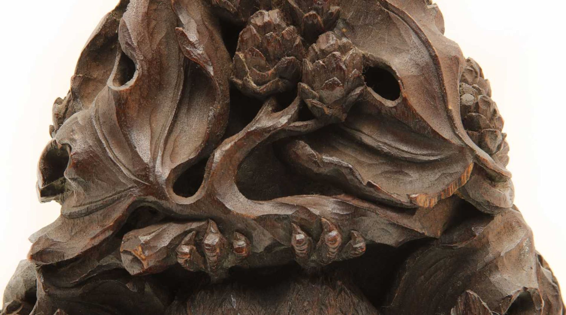 A Black Forest style carved mahogany wall bracket, - Image 4 of 4