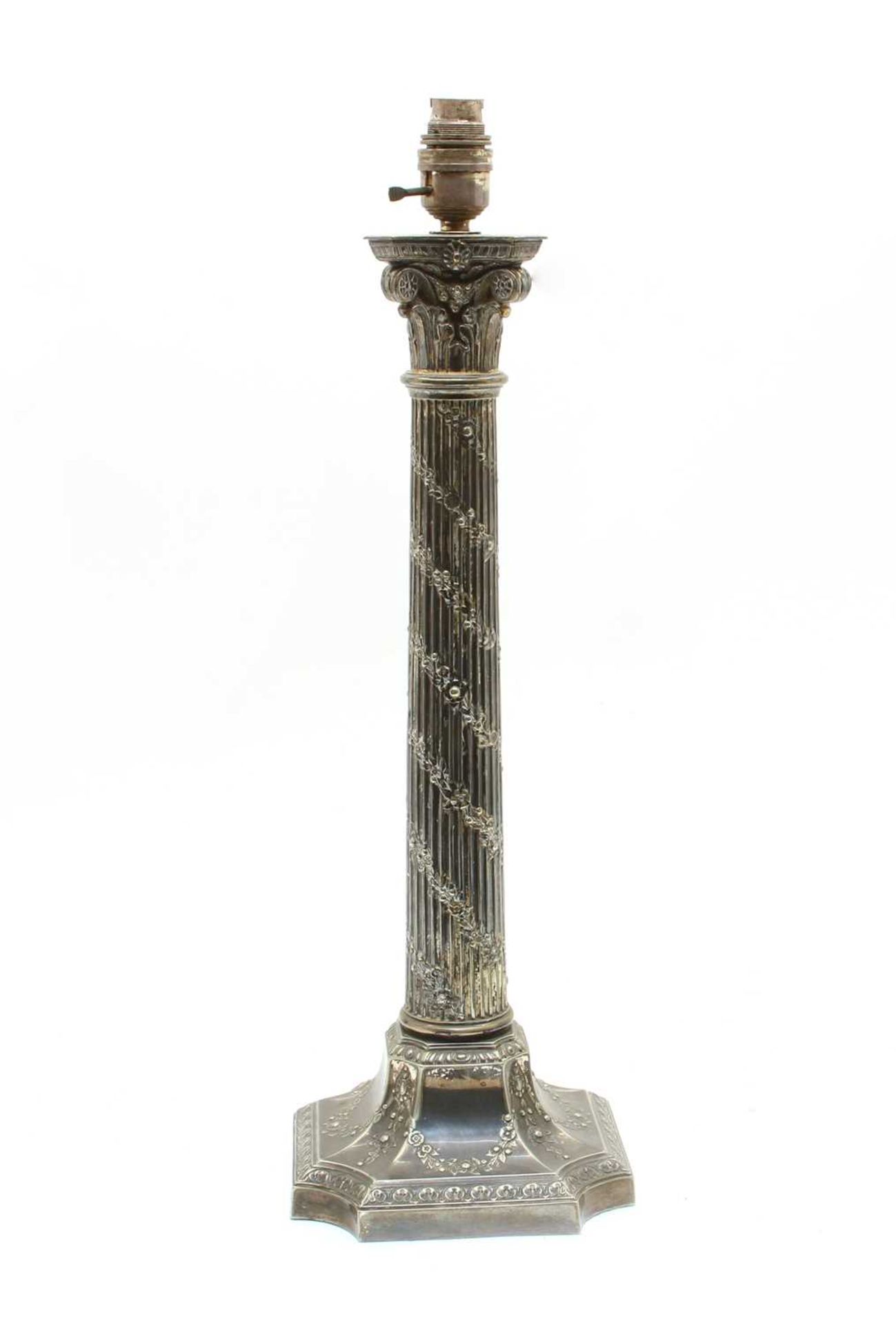 A Corinthian column lamp, - Image 3 of 3