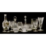 A quantity of 18th century and later glassware,