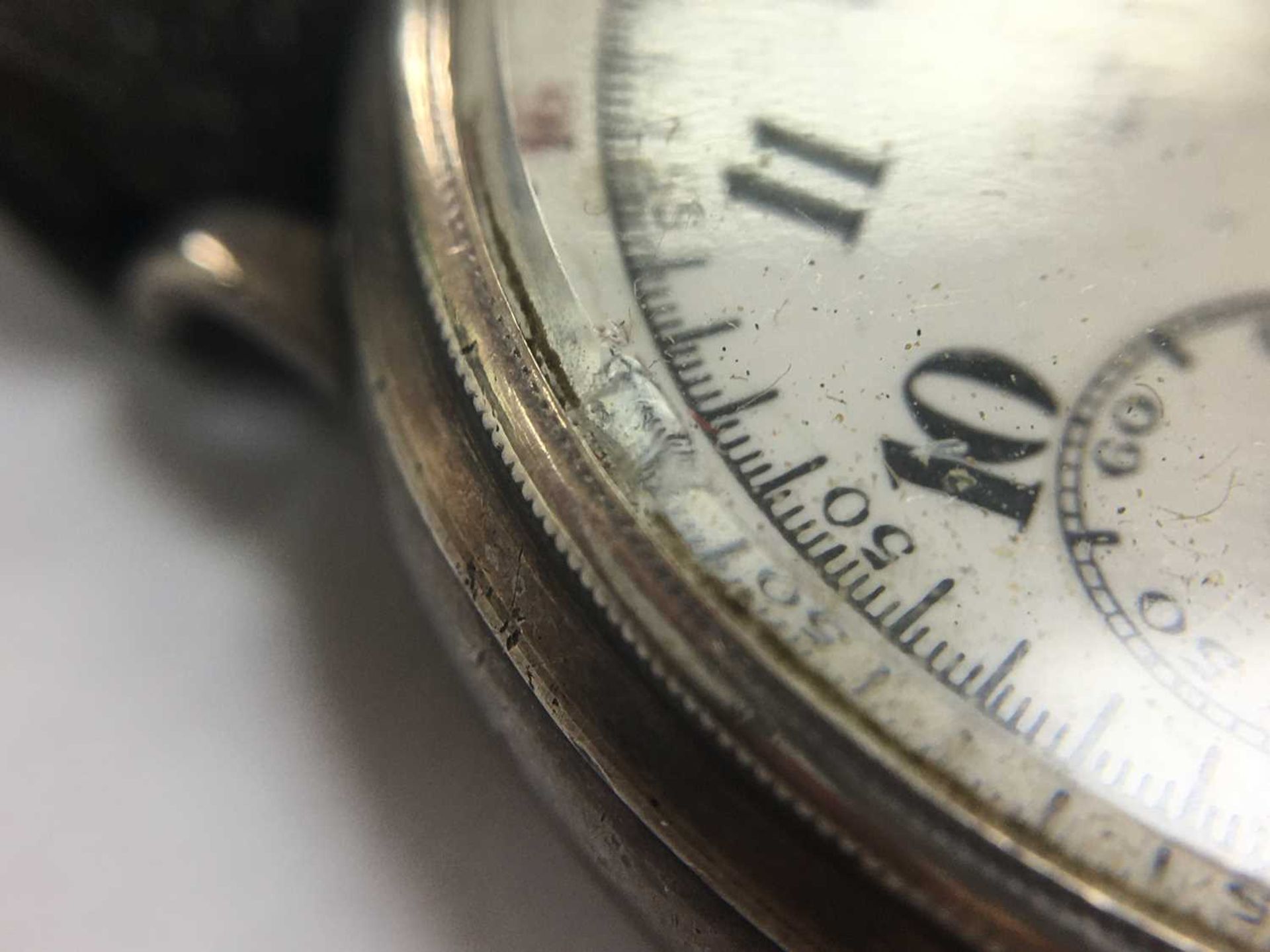 A sterling silver mechanical chronograph wristwatch - Bild 8 aus 17