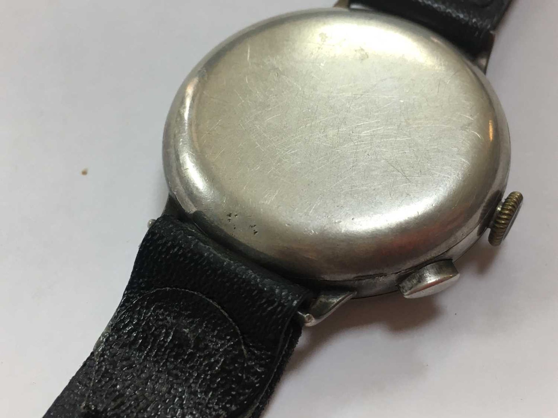 A sterling silver mechanical chronograph wristwatch - Bild 17 aus 17