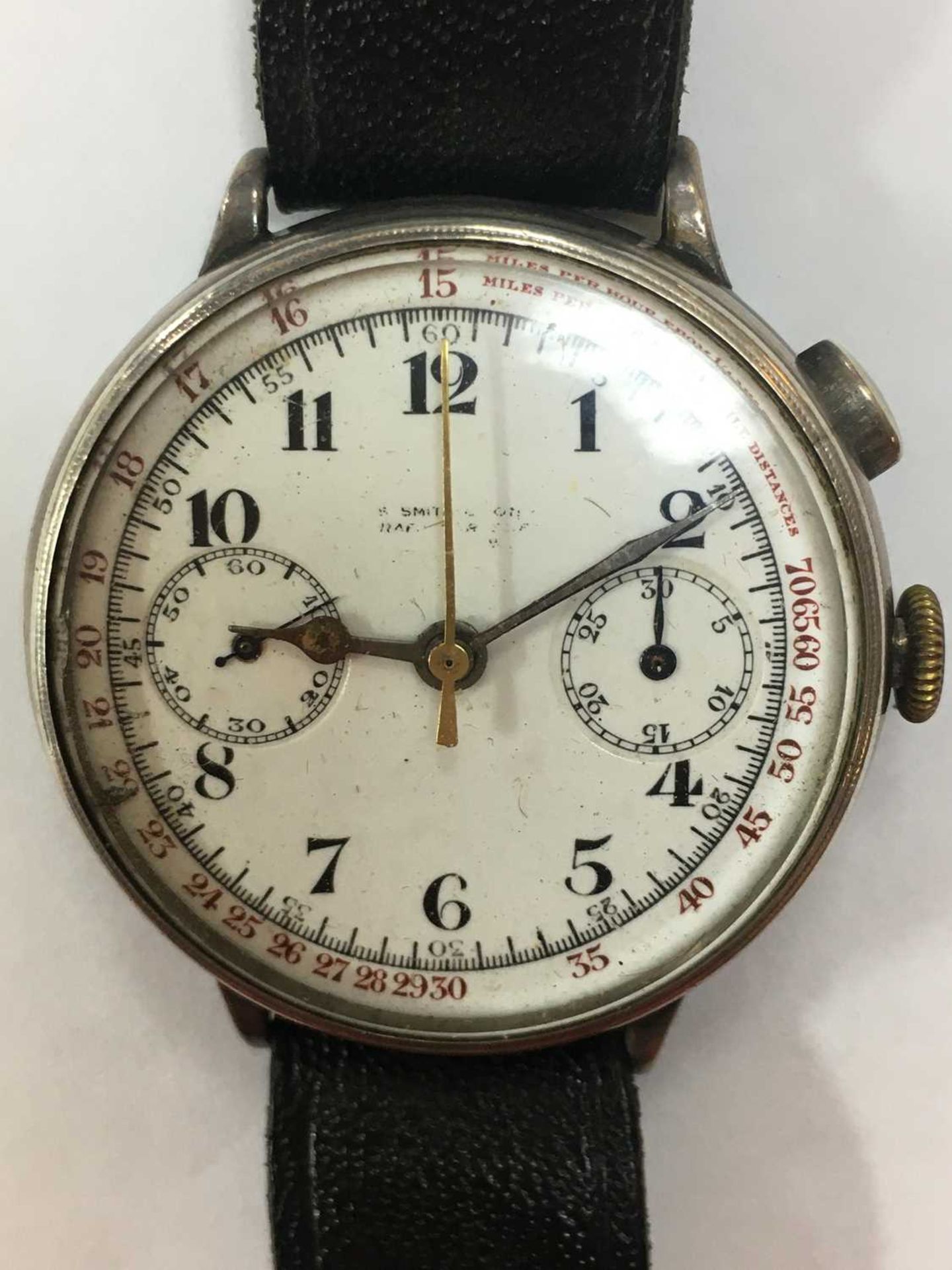 A sterling silver mechanical chronograph wristwatch - Bild 2 aus 17