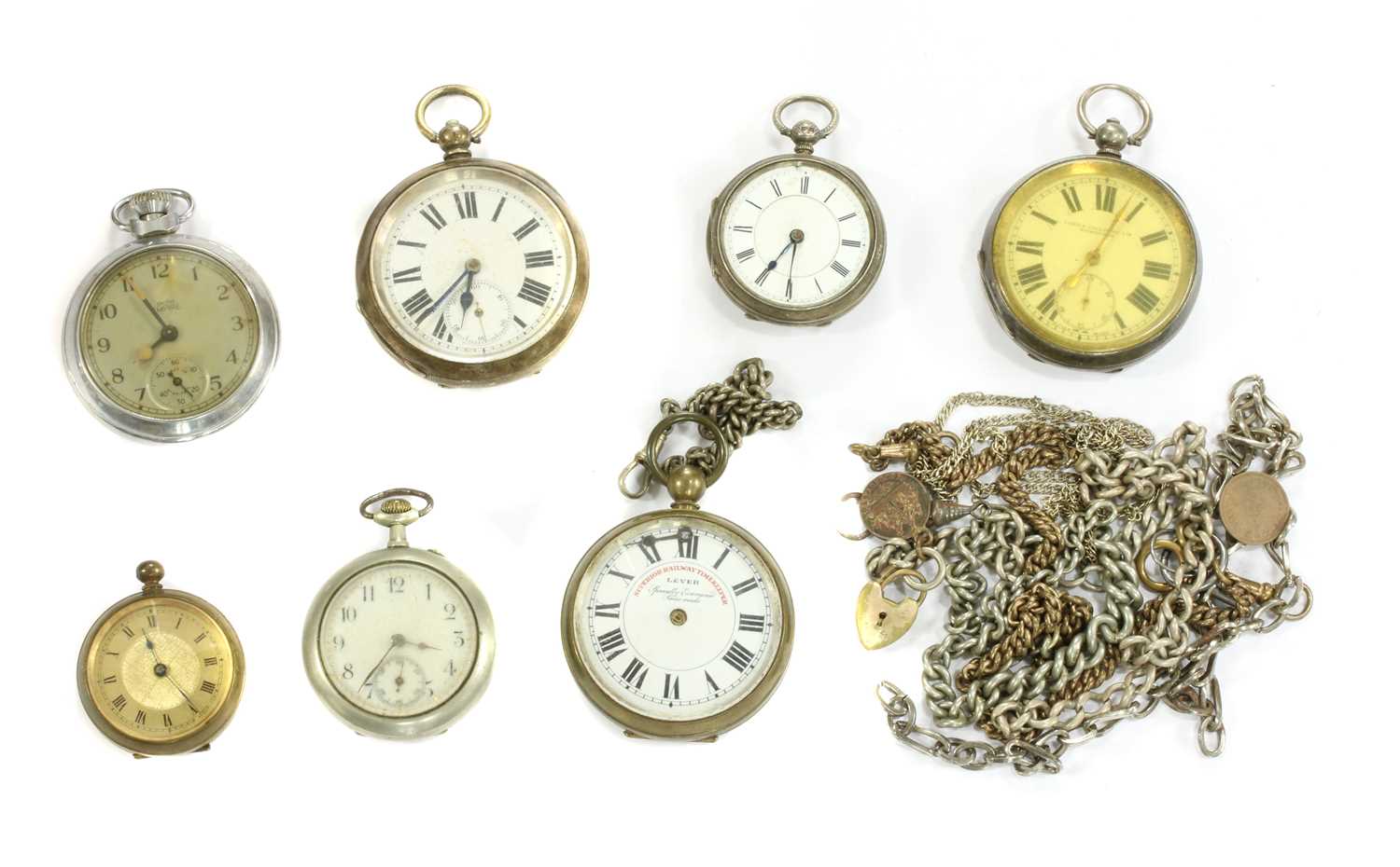 A quantity of pocket watches,