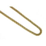 An Italian 18ct gold fancy link chain,