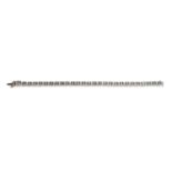 A white gold diamond set line bracelet,