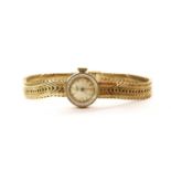A ladies' 9ct gold Longines mechanical bracelet watch, c.1960,