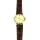 A ladies' stainless steel Omega 'De Ville' quartz strap watch, c.1991,