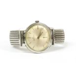 A gentlemen's stainless steel Zenith mechanical bracelet watch,