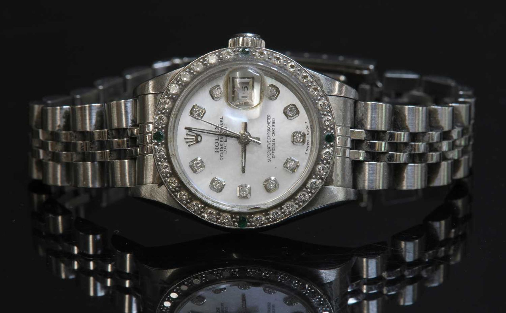 A ladies' stainless steel Rolex 'Automatic Perpetual Datejust', c.1999,