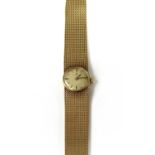 A ladies' 9ct gold Omega mechanical bracelet watch, c.1960,