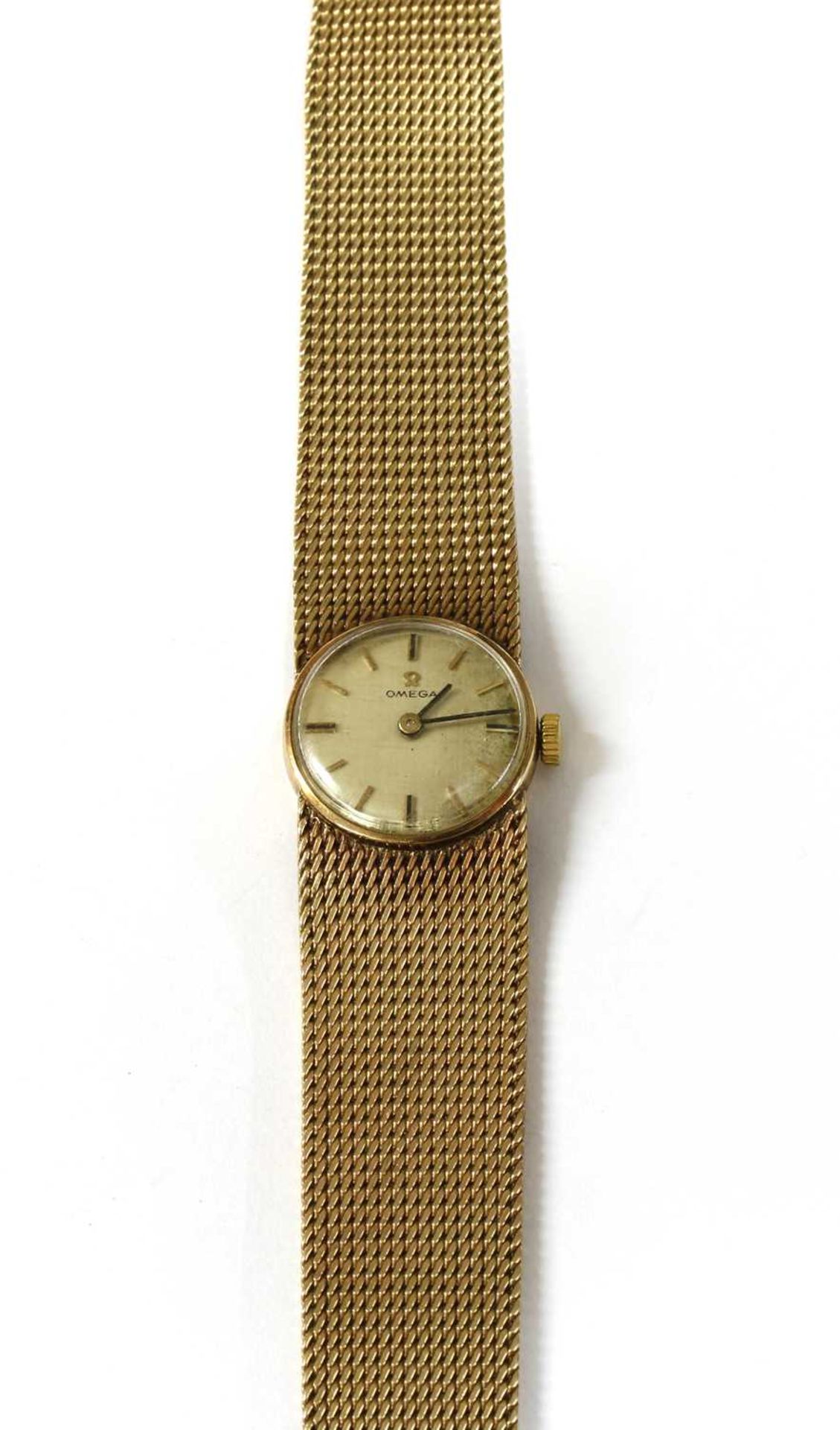 A ladies' 9ct gold Omega mechanical bracelet watch, c.1960,