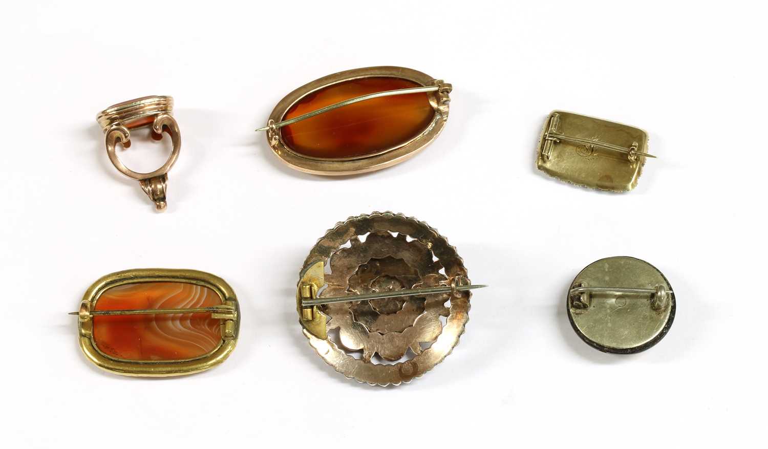 A collection of Victorian brooches, - Image 2 of 2