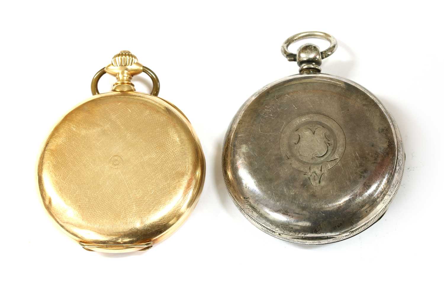 A gold lever set hunter pocket watch, - Image 2 of 2