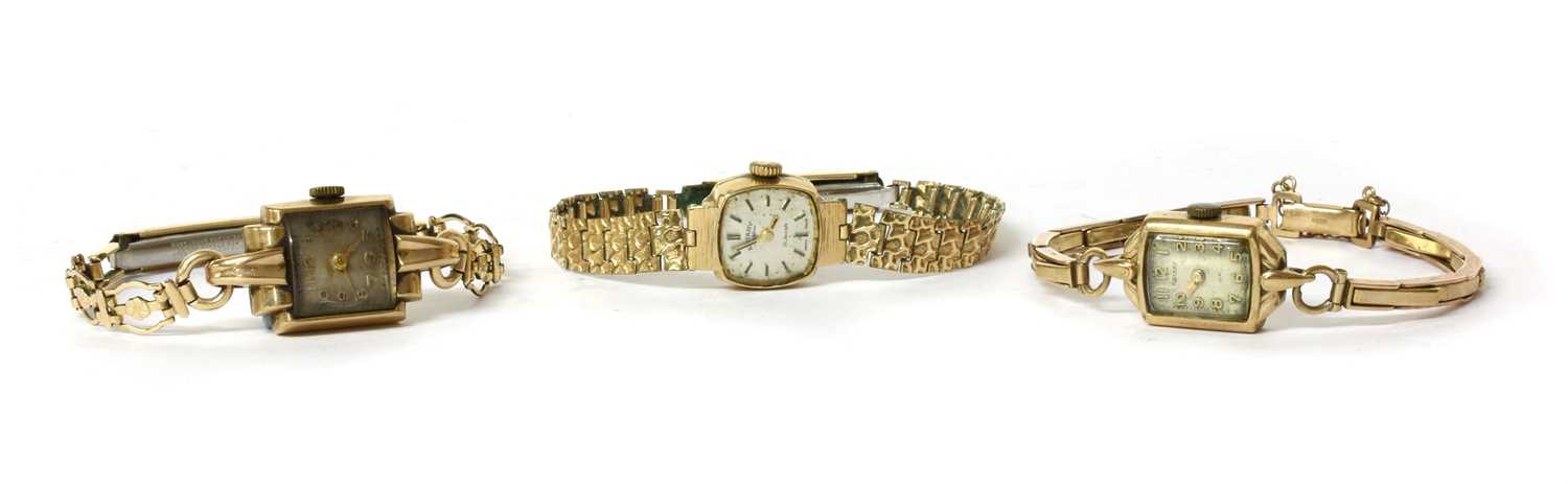 A 9ct gold Rotary mechanical watch,