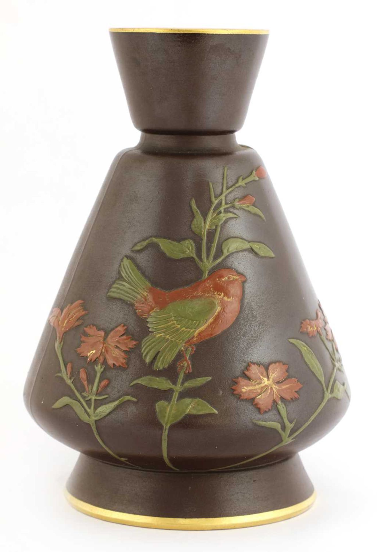 A Minton glazed vase,