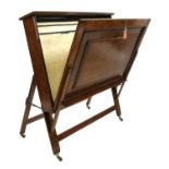 A walnut folio stand,