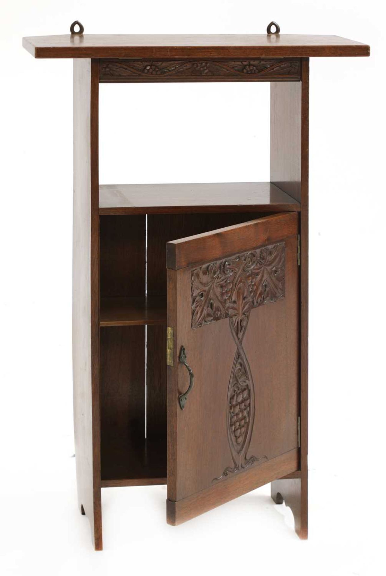 An Arts and Crafts mahogany cabinet, - Image 2 of 3