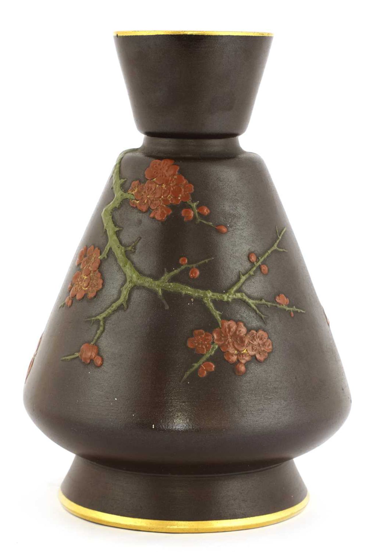 A Minton glazed vase, - Bild 2 aus 2