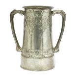 A Liberty & Co. Tudric pewter twin-handled vase,